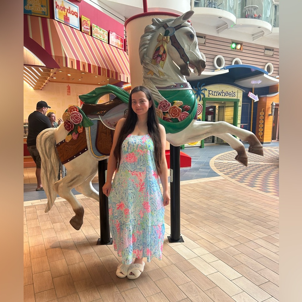 Lilly Pulitzer Long Dress size Large like new